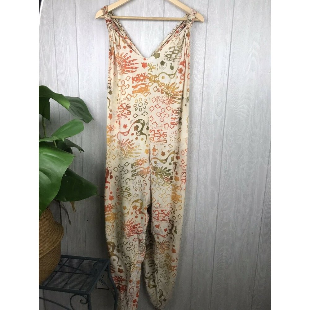 NWOT Vintage 90’s Jumpsuit Adjustable Handmade Pants Sleeveless One Size